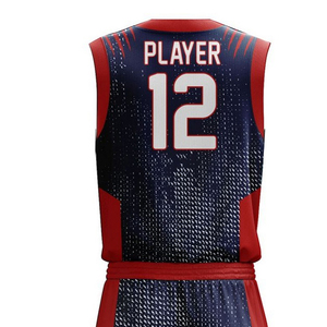 Uniforme de basket-ball en tissu doux en polyester 100% couleurs respirantes ensembles imprimés complets de bonne qualité conçus pour la sublimation - Product Image 6