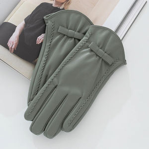 100% gants de robe en cuir véritable pour femmes mode gant en cuir de qualité supérieure conception personnalisée gant de robe en cuir véritable - Product Image 3