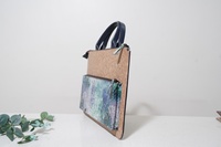 Tas genggam dompet Laptop wanita, dompet kulit wanita modis kustom