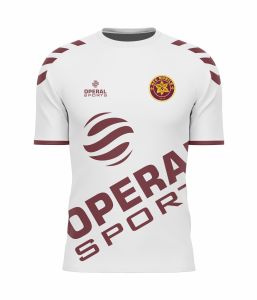 Camiseta de fútbol Retro Vintage de manga larga personalizada al por mayor camisetas de fútbol de cuello redondo de alta calidad ropa de fútbol por sublimación - Product Image 2
