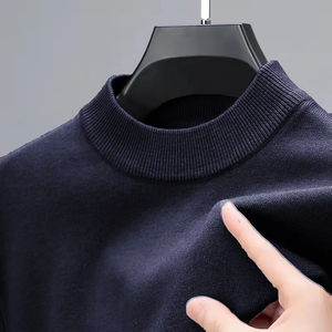 Sweat-shirt à col rond en molleton 100% coton pour hommes, imprimé de lettres personnalisées, vente en gros de sweat graphique à col rond de style costume - Product Image 2