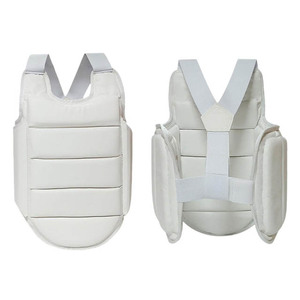 อุปกรณ์ป้องกันหน้าอกคาราเต้ น้ำหนักเบา สำหรับการฝึกซ้อมโดโจ เด็กและเยาวชน ฝึกซ้อมคาราเต้ แผ่นรองนุ่มป้องกันหน้าอก - Product Image 5