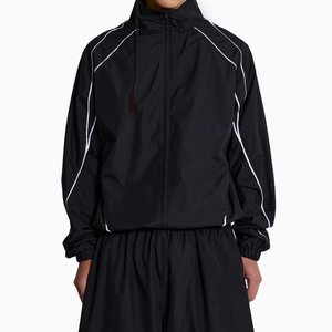 เสื้อแจ็คเก็ตมีซิปสะท้อนแสงสไตล์สตรีทแวร์เสื้อกันลมออกแบบโลโก้ได้ตามต้องการ - Product Image 6