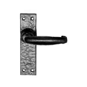 Hot Selling Lever Handle Hammered Matte Black Heavy Duty Lever <b>Latch</b> Door Handle For Home Hotel & Villa - Product Image 4