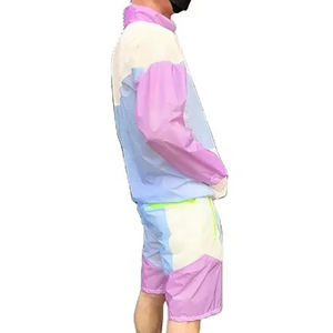 Conjunto Cortavientos para Hombre con Tela Ligera y Elástica para Correr, Senderismo, Viajes y Actividades Diarias de Fitness - Product Image 5