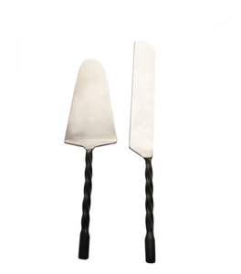 Best Price Handmade Twisted Handle Stainless Steel <b>Cake</b> <b>Tools</b> Set With Silver Polished Wedding <b>Cake</b> Server Sets - Product Image 5