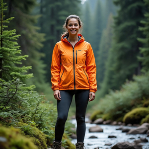Chaquetas Softshell de secado rápido para mujer, cortavientos con capucha y cremallera completa para senderismo, ropa de calle, impermeable con Material de relleno de algodón - Product Image 3