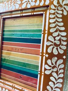 Elegant Charming Mother of Pearl Inlaid Bone <b>Photo</b> <b>Frame</b> <b>Wall</b> Art with Resin Inlays Product Category - Product Image 3