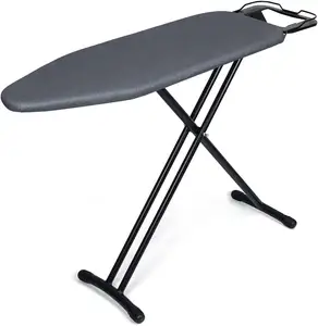 Tabla de planchar plegable gruesa de Metal negro para Hotel, cubierta resistente al calor - Product Image 1