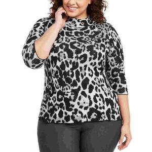 Maglione da Donna Belldini Taglia XX-Large Plus Size con Bordo Decorativo in Verde - Product Image 1