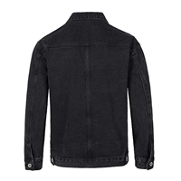 Vente flash - Vestes en jean pour homme de qualité supérieure, coupe ajustée, col rabattu, surdimensionnées, respirantes, écologiques, décontractées et élégantes, lavées