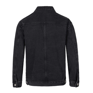 Vente flash - Vestes en jean pour homme de qualité supérieure, coupe ajustée, col rabattu, surdimensionnées, respirantes, écologiques, décontractées et élégantes, lavées - Product Image 6