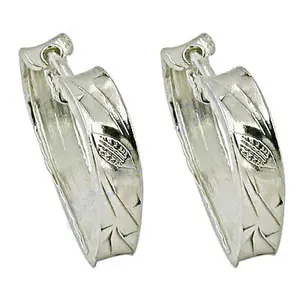 Pendientes de Aro Plateados para Mujer, Uso Diario, Modernos, Religiosos, con Diamantes Geométricos, Chapados en Rodio, Joyería de Oro Rosa - Product Image 1