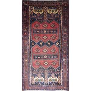 Tapis traditionnels authentiques tissés à la main, tapis à motifs imprimés vintage, tapis en mélange de coton et de laine de qualité supérieure pour la décoration du sol de la maison ou du bureau - Product Image 1