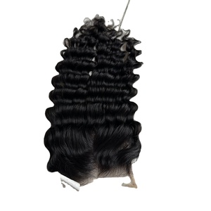 Extensions de cheveux bouclés ondulés à prix de gros, extensions de cheveux vierges à bande adhésive, extensions de cheveux à bande adhésive ondulée, extensions de cheveux à pointe ondulée, extensions de cheveux à dentelle pleine HD, donneur unique - Product Image 5