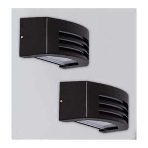 Lámpara de Pared Exterior LED de Aluminio Curvo, Impermeable, para Jardín, Diseño Elegante - Product Image 1