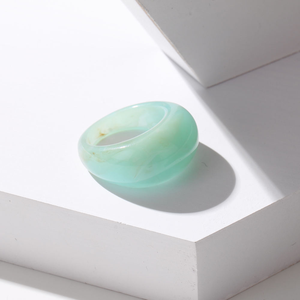 VKME Resin Colorful Women Jewelry <b>Chunky</b> <b>Ring</b> New Design Acrylic <b>Ring</b> - Product Image 1