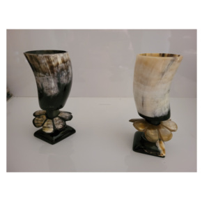 Tasses Viking à poignée, thème naturel, tasses en corne, décoration intérieure, Design de matériau Unique, tasse à boire - Product Image 5