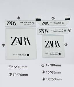 Etiquetas personalizadas de alta calidad para ropa Logotipo de marca Etiqueta personalizada tejida para logotipo de marca Etiquetas tejidas para ropa Ropa de marca - Product Image 3