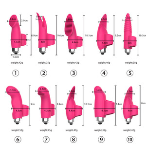 Manchon vibrant pour doigts pour femmes et couples, jouet sexuel - Product Image 1