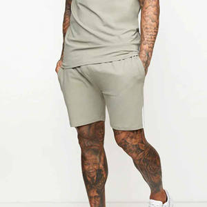 Pantalones cortos de gimnasio para hombre de algodón suave personalizados a la moda al por mayor diseño personalizado 2026 pantalones cortos de sudor lisos de alta calidad para Hombre Pantalones cortos de gimnasio para hombre - Product Image 3