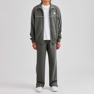 Ensemble de survêtement deux pièces pour homme, idéal pour l'entraînement et le jogging hivernal, haute qualité, 100% coton épais et écologique - Product Image 2