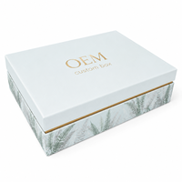 Boîte en papier rigide de luxe avec impression couleur personnalisée pour les soins de la peau, emballage cadeau pour produits de beauté, coffrets cadeaux