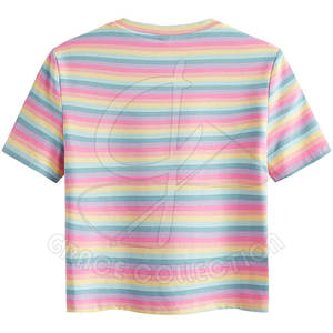 เสื้อยืดครอปสำหรับผู้หญิงเสื้อยืดครอปแขนสั้นผลิตโดยคอลเลกชันพระคุณ - Product Image 2