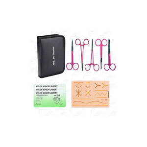 Kit de Práctica de Sutura Quirúrgica de Acero Inoxidable, Instrumentos Médicos, Equipo Médico, Almohadilla de Entrenamiento de Anatomía Quirúrgica - Product Image 1