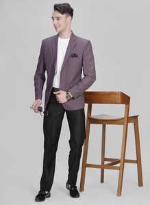 Vente flash sur les blazers ajustés pour hommes, style classique, coupe ajustée, look moderne, pour tenue de travail, disponibles à un prix raisonnable - Product Image 3