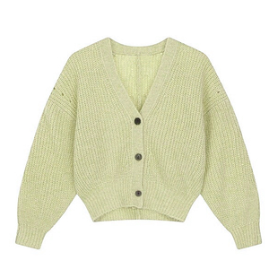 Unisex Fashion <b>Long</b> Sleeve Sororities <b>Cardigan</b> <b>Sweater</b> Custom Knitted Breathable Patchwork Embroidery Pattern for Autumn Winter - Product Image 3