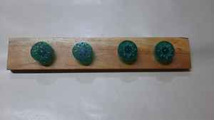 Poignée de tiroir en bois et résine faite à la main, boutons de commode en bois et résine, bouton de porte rustique pour armoire, best-seller, utilisation à la maison, au bureau, etc. - Product Image 5