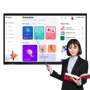 65 inch thông minh giảng dạy bảng tương tác điện tử với công nghệ cảm ứng hồng ngoại 4K độ phân giải 20 điểm cảm ứng - Product Image 1