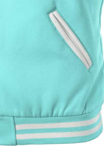 Chaqueta Universitaria para Hombre, Corte Moderno Premium, Puños Acanalados, Ajuste Cómodo, Uso Diario, Transpirable, Lona Resistente al Viento, Larga y Delgada - Product Image 5