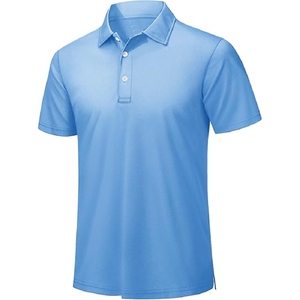 เสื้อโปโลสีฟ้าสดใส ดีไซน์ทันสมัยและสบายๆ เหมาะสำหรับลุคที่เรียบร้อย ทันสมัย และสวมใส่สบาย - Product Image 1