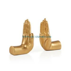 Sujetalibros metálico pulido brillante para decoración de mesa de acero inoxidable, sujetalibros de objetos de lujo de la mejor calidad para bibliotecas - Product Image 3