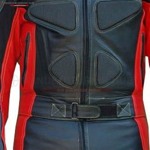 Combinaison en cuir personnalisée approuvée Ce 2 pièces grande taille pour l'été avec protections vêtements de moto - Product Image 6