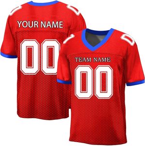 Usine personnalisée impression complète Streetwear américain rétro Football maillot de haute qualité Sublimation maille Boxy recadrée maillots de Football - Product Image 4