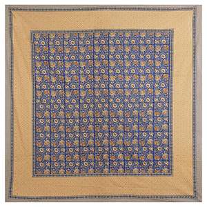 Juego de 3 Sábanas y Fundas de Almohada de Algodón 240 Hilos con Diseño Floral Azul, Tamaño Super King (100% Algodón para Uso Doméstico) - Product Image 4