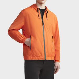 Custom Zip Up Embroidered Logo Waterproof Windbreaker <b>Track</b> <b>Jacket</b> With Piping Blank Outdoor Windbreaker <b>Jacket</b> <b>Men</b> - Product Image 3