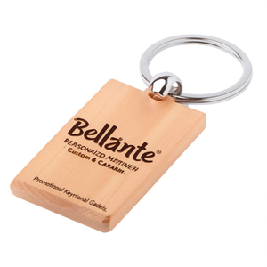 Portachiavi e Moschettoni in Legno Personalizzati Bellante, Gadget Promozionali su Misura - Product Image 3
