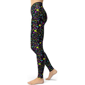Legging pour femmes avec sublimation sur mesure Leggings à sublimation en polyester spandex - Product Image 2