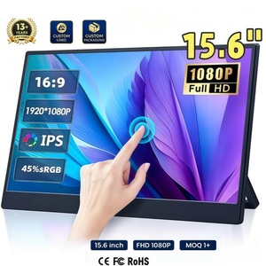 Портативный сенсорный монитор ODM 15,6 дюйма 1080P для бизнеса с USB-интерфейсом, гарантия 1 год - Product Image 1