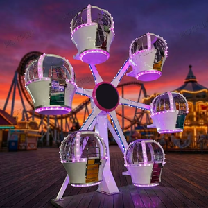 Hotfun Grande Roue Miniature <span class=keywords><strong>à</strong></span> 6 Cabines, Nouvelles Attractions de <span class=keywords><strong>Parc</strong></span> d'Attractions, Manège pour Enfants <span class=keywords><strong>à</strong></span> Vendre - Product Image 1