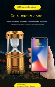 Linterna de Camping LED Portátil, Ligera y Plegable, Impermeable, Recargable por Energía Solar y USB, para Kits de Supervivencia, Escalada y Automóvil - Product Image 6