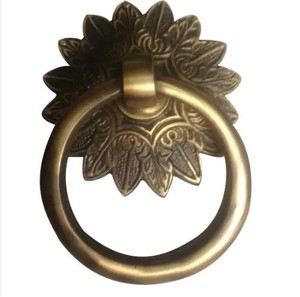 Manufacturer Polished Chrome Brass & Steel Round Ring Door Pull Knockers with Modern Design for Villa Use - Product Image 4