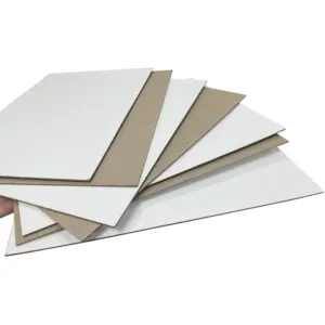 Hot Sale Paper Board With White Face And Grey Back CCNB 300 gsm duplex board grey back