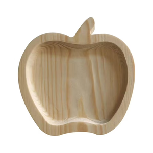 Cuenco de madera con forma de manzana, utensilios de cocina más vendidos, artículo de decoración, cuenco para servir cena de madera con mango - Product Image 1