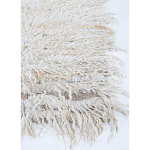 Alfombras de Lana Anudadas a Mano Zuri Ivory Pae-288 para Decoración del Hogar - Product Image 4