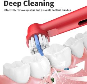 Wine & Coffee Stain Dissolve <b>Round</b> Toothbrush Head Refills Generic for Oral Bs Electric <b>Brush</b> Heads Wholesale OEM - Product Image 3